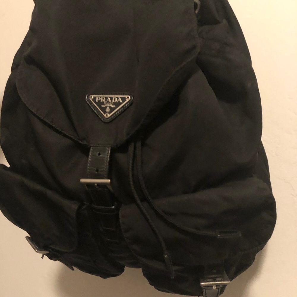 Black Prada Nylon Backpack